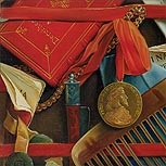 Art Reproductions Example - Trompe l'oeil (Pinboard), Letter Board