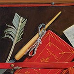 Art Reproductions Example - Trompe l'oeil (Pinboard), Letter Board