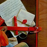 Art Reproductions Example - Trompe l'oeil (Pinboard), Letter Board