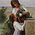 Sample of painting: At the Fountain