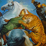 Art Reproductions Example - Tiger, Lion and Leopard Hunt