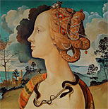 Art Reproductions Example - Portrait of Simonetta Vespucci