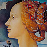 Art Reproductions Example - Portrait of Simonetta Vespucci