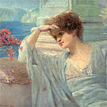 Art Reproductions Example - Her Eyes are with Her Thoughts and They are Far Away