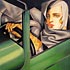 Sample of painting: Autoportrait (Tamara in the Green Bugatti)