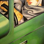 Art Reproductions Example - Autoportrait (Tamara in the Green Bugatti)
