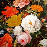 Art Reproductions Example - Still Life with Flowers and Watch