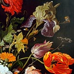 Art Reproductions Example - Still Life with Flowers and Watch