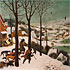 Sample of painting: The Hunters in the Snow (Winter)