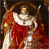 Sample of painting: Napoleon I on the Imperial Throne