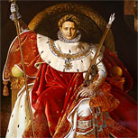 Art Reproductions Example - Napoleon I on the Imperial Throne