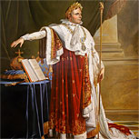 Art Reproductions Example - Napoleon in Coronation Robes