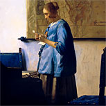 Art Reproductions Example - Woman Reading a Letter