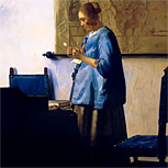 Art Reproductions Example - Woman Reading a Letter