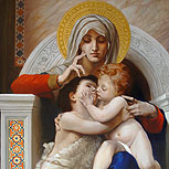 Art Reproductions Example - The Virgin, the Baby Jesus and St. John the Baptist
