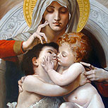 Art Reproductions Example - The Virgin, the Baby Jesus and St. John the Baptist