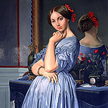 Art Reproductions Example - Comtesse D'Haussonville