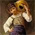 Sample of painting: Young Girl Going to the Fountain