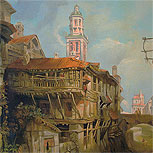 Art Reproductions Example - Old Buildings on the Darro, Granada
