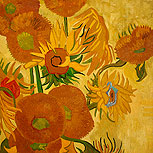 Art Reproductions Example - Still Life: Vase with Fourteen Sunflowers