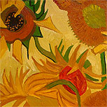 Art Reproductions Example - Still Life: Vase with Fourteen Sunflowers