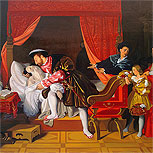 Art Reproductions Example - Francis I Receives the Last Breaths of Leonardo da Vinci