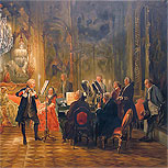Art Reproductions Example - The Flute Concert of Frederick The Great at Sanssouci