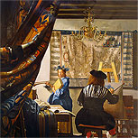 Art Reproductions Example - The Art of Painting (The Artist's Studio)