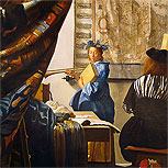 Art Reproductions Example - The Art of Painting (The Artist's Studio)