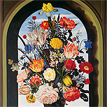 Art Reproductions Example - Bouquet in an Arched Window