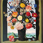 Art Reproductions Example - Bouquet in an Arched Window