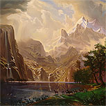 Art Reproductions Example - Among the Sierra Nevada Mountains, California