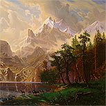 Art Reproductions Example - Among the Sierra Nevada Mountains, California
