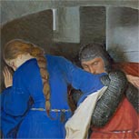Art Reproductions Example - The Meeting on the Turret Stairs