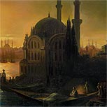 Art Reproductions Example - View of Constantinople by Moonlight