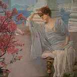 Art Reproductions Example - Her Eyes are with Her Thoughts and They are Far Away