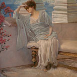 Art Reproductions Example - Her Eyes are with Her Thoughts and They are Far Away