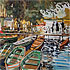 Sample of painting: Bathers at la Grenouillere