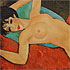 Sample of painting: Red Nude (Nude on a Cushion)