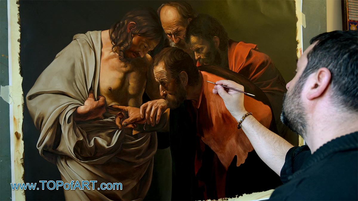 Michelangelo Merisi da Caravaggio - "The Incredulity of Saint Thomas" - Process of Creation of the Painting