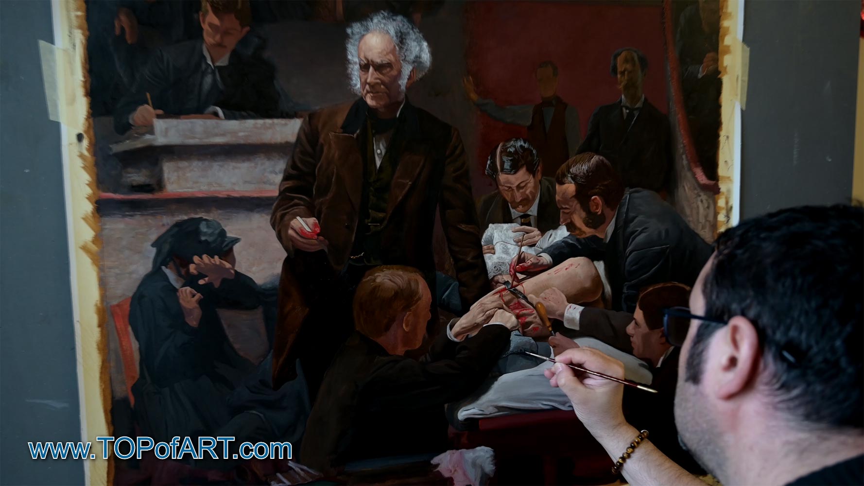 The Gross Clinic by Eakins - Painting Reproduction Video