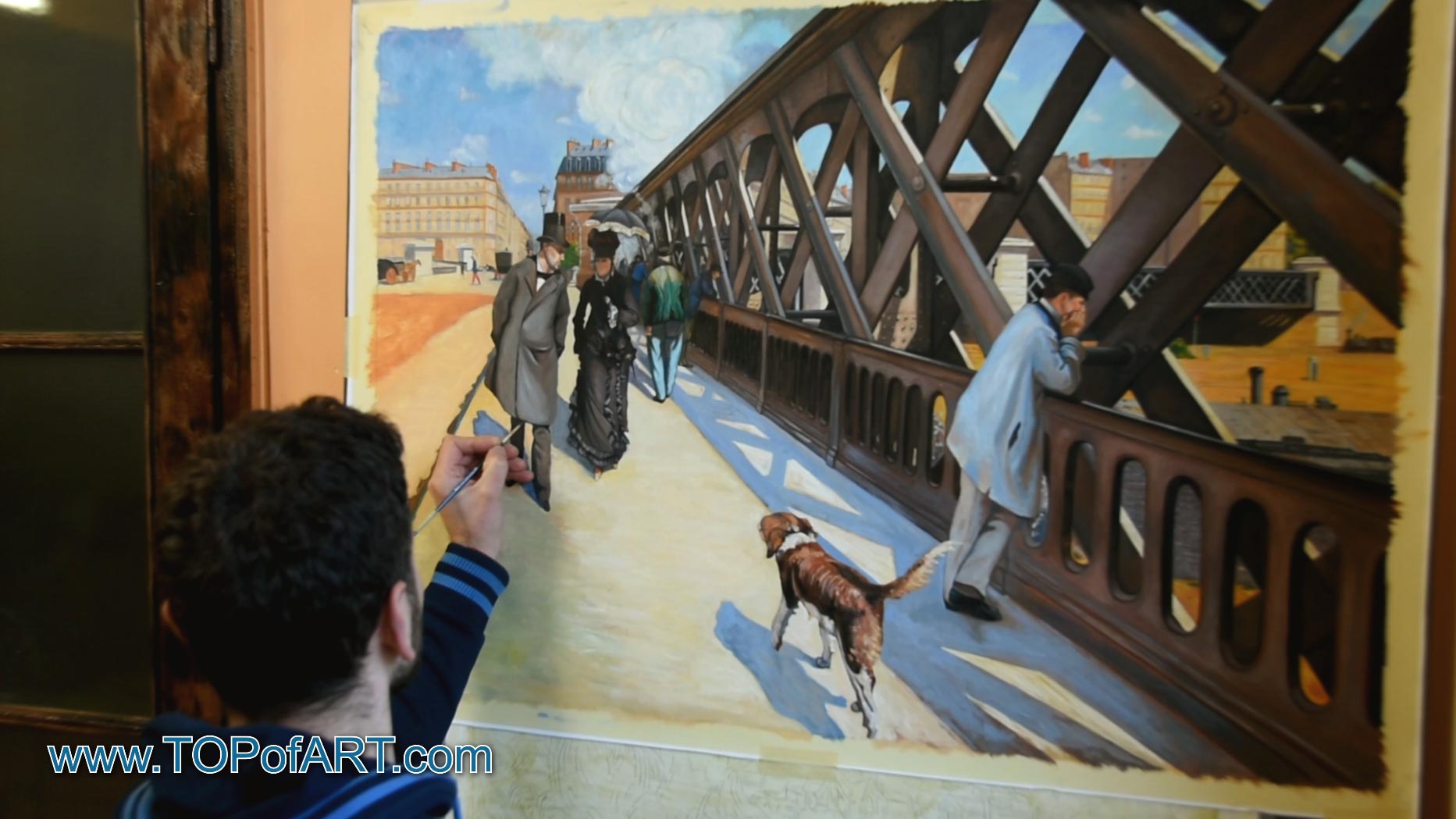 Caillebotte - "The Pont de Europe" - Process of Creation of the Painting