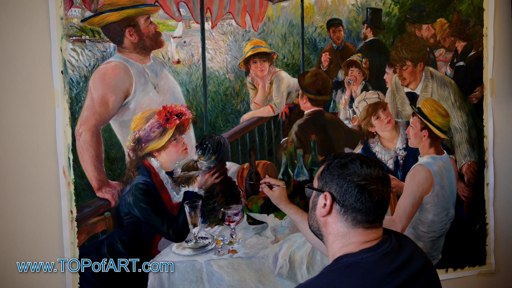 Pierre-Auguste Renoir - "Luncheon of the Boating Party" - Process of Creation of the Painting