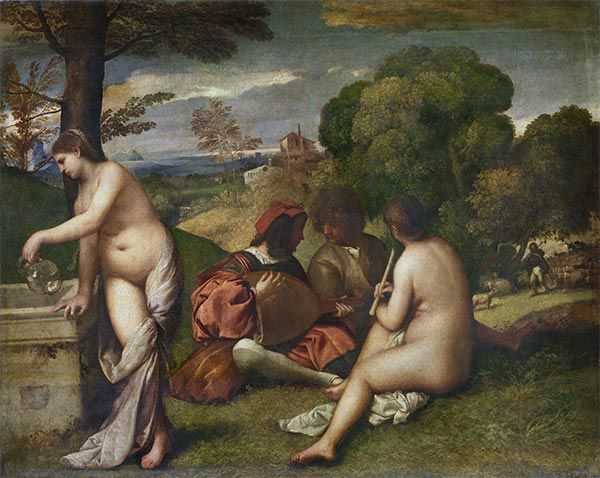 Giorgione - Pastoral Concert, c.1509