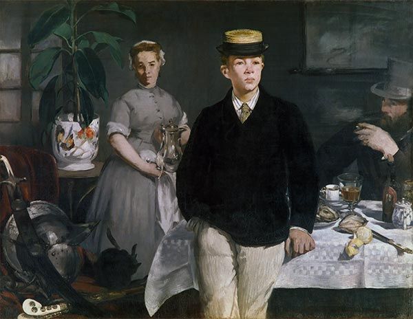 Manet - The Luncheon in the Studio, 1868