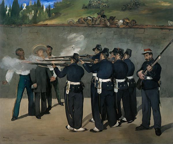 Manet - The Execution of the Emperor Maximilian, c1867/68