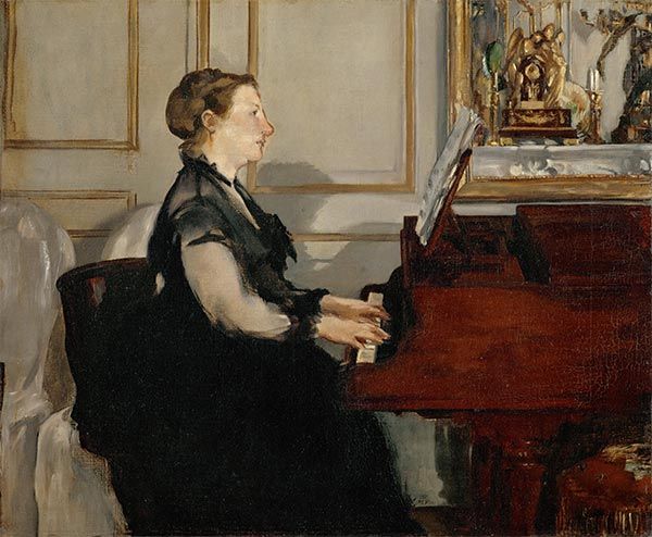 Manet - Madame Manet at the Piano, 1868