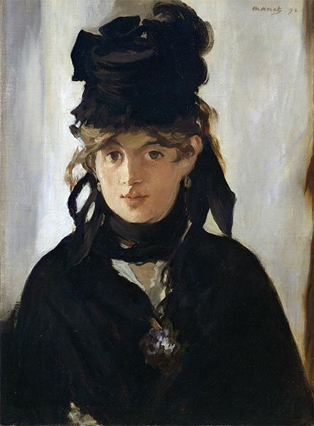 Manet - Berthe Morisot with a Bouquet of Violets, 1872