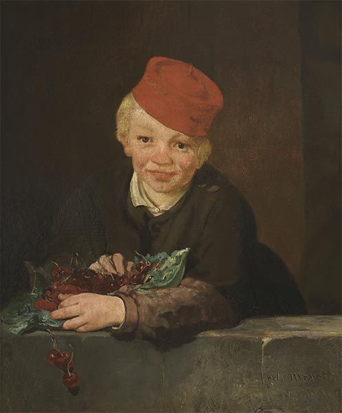 Manet - Boy with Cherries, c.1858