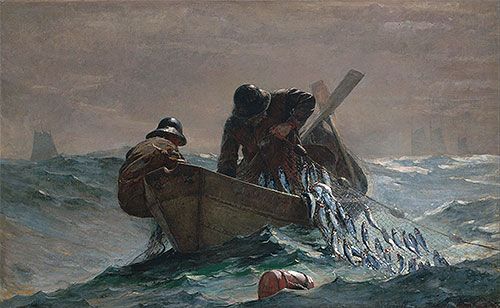 The Herring Net, 1885 - Winslow Homer